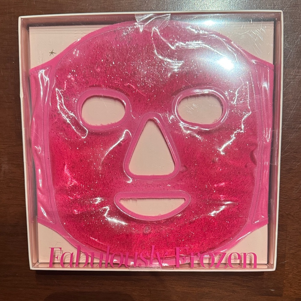 Anthropologie Cyro Pink Glitter Face Mask